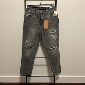 NWT Lucky Brand Bridgette skinny gray distressed jeans